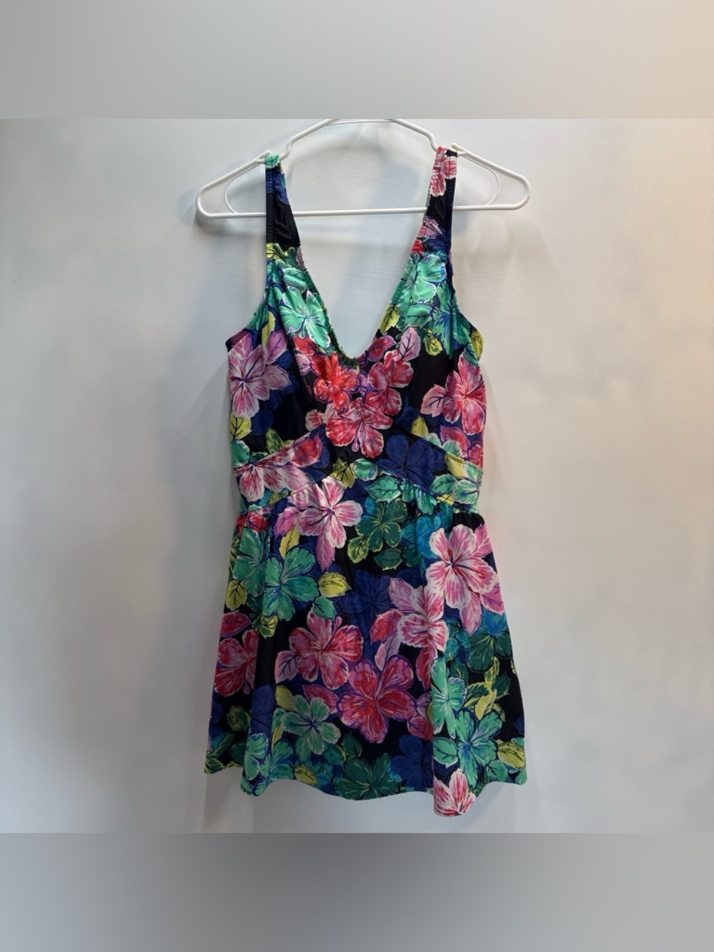 Maxine of Hollywood Women’s One Piece Floral Swimsuit Dress